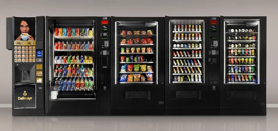 Tive vending machine installed in an office lobby